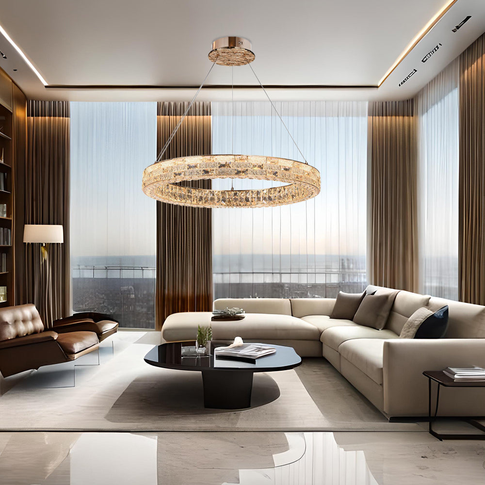 Radiant Halo Chandelier