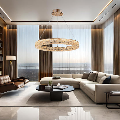 Radiant Halo Chandelier