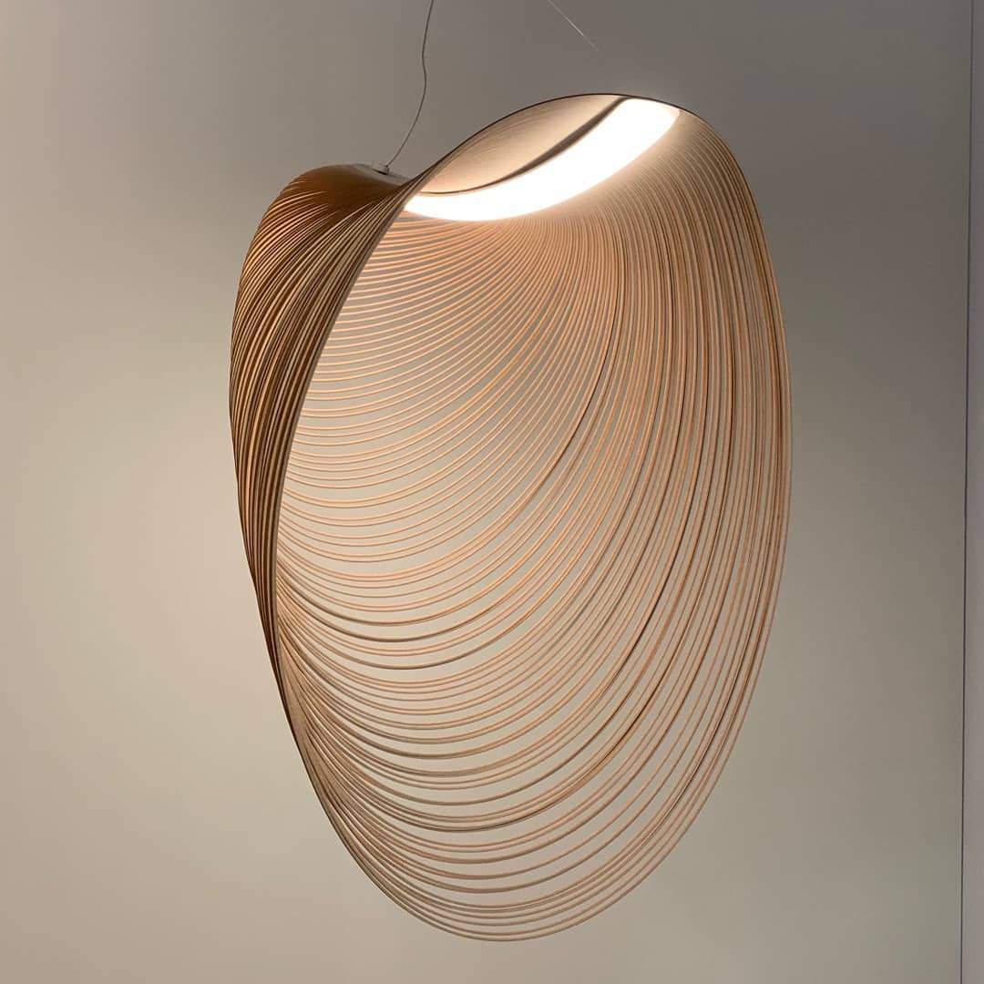Conch Cane Pendant Light