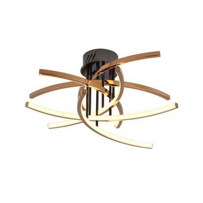 Radiant Swirl Chandelier Ceiling Light