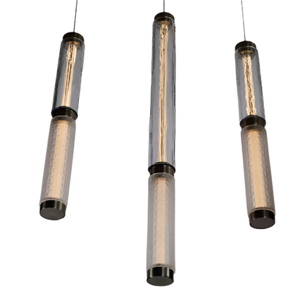 Lumis Etch Cluster Cylindrical Pendant Light