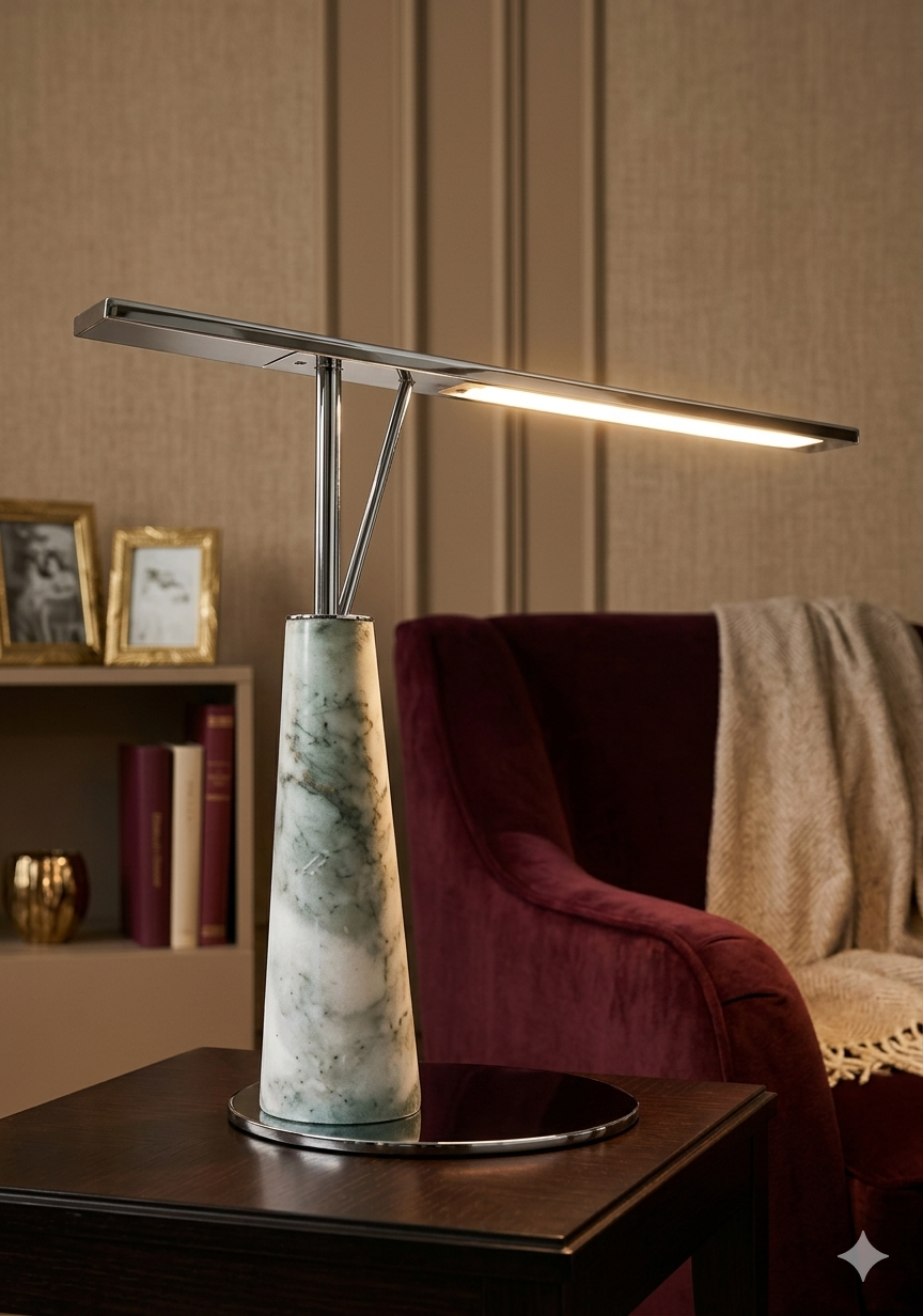 Marble Prism Table Lamp