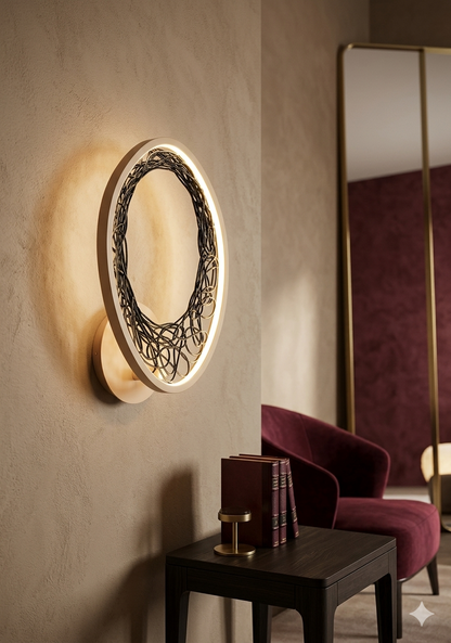 Midnight Gold Wall Light