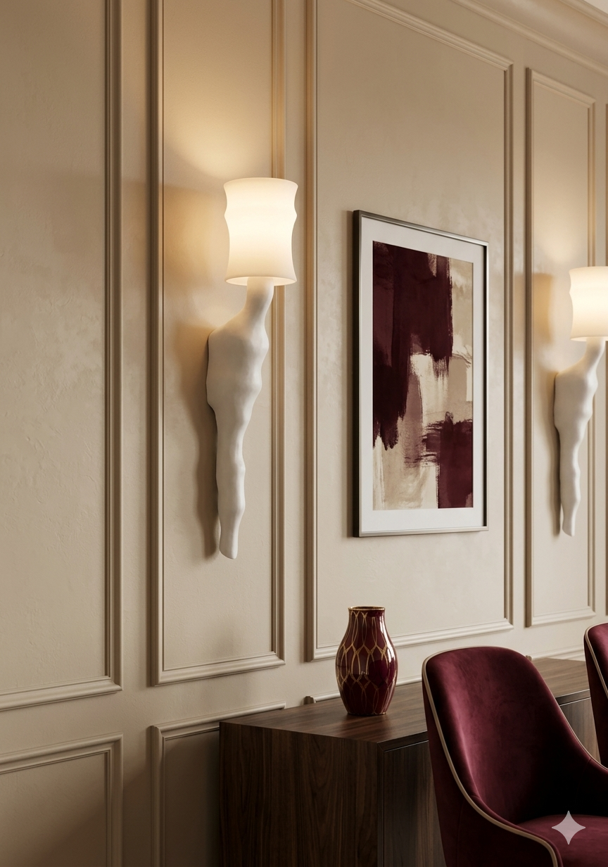Rippled Flow Wall Lamp